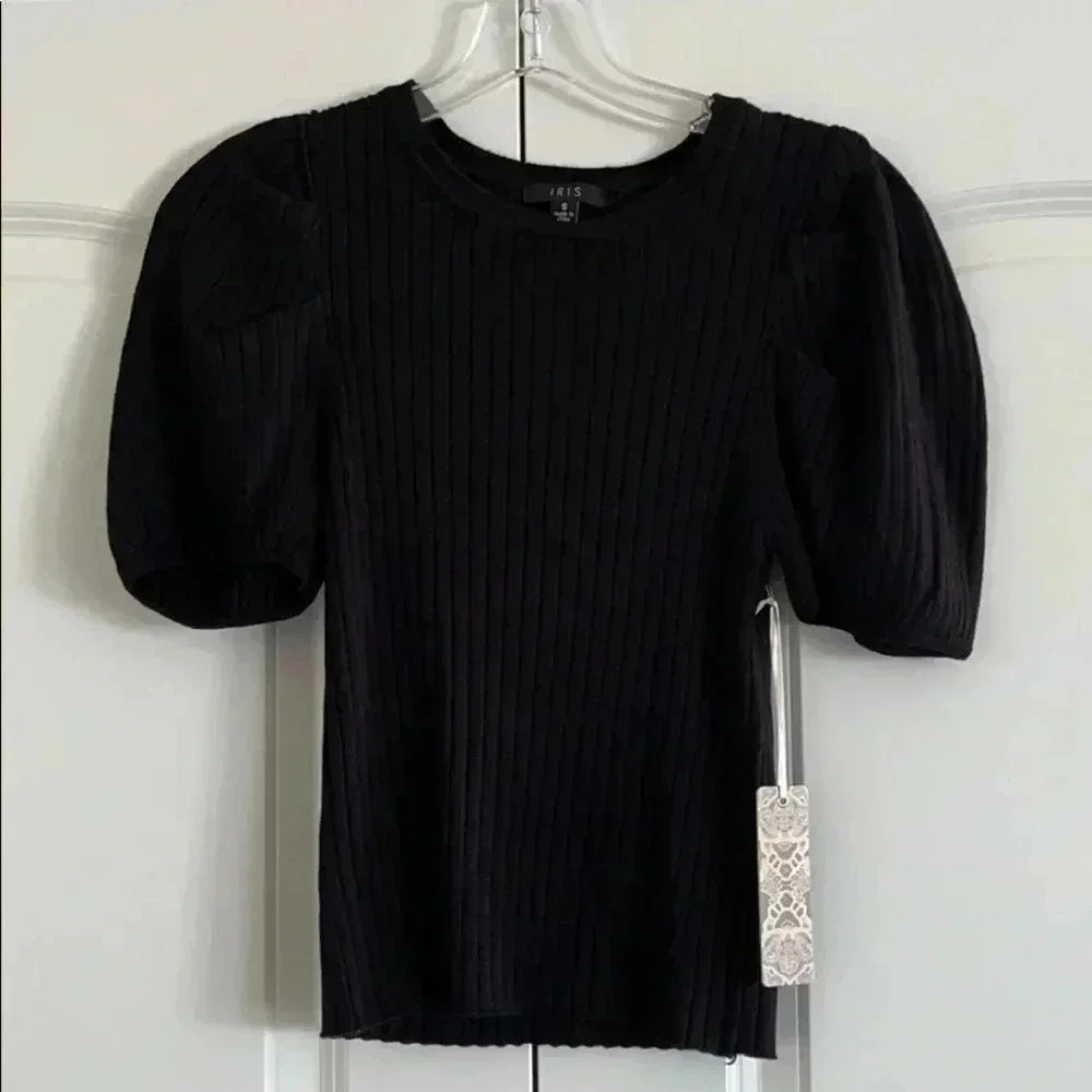Iris Basic Ribbed Knit Top​​ NWT - image 5